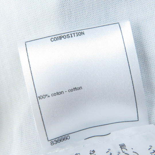 CHANEL Short sleeve T-shirt 19D P61252K46833 Main: 100% cotton white Women S Used Authentic