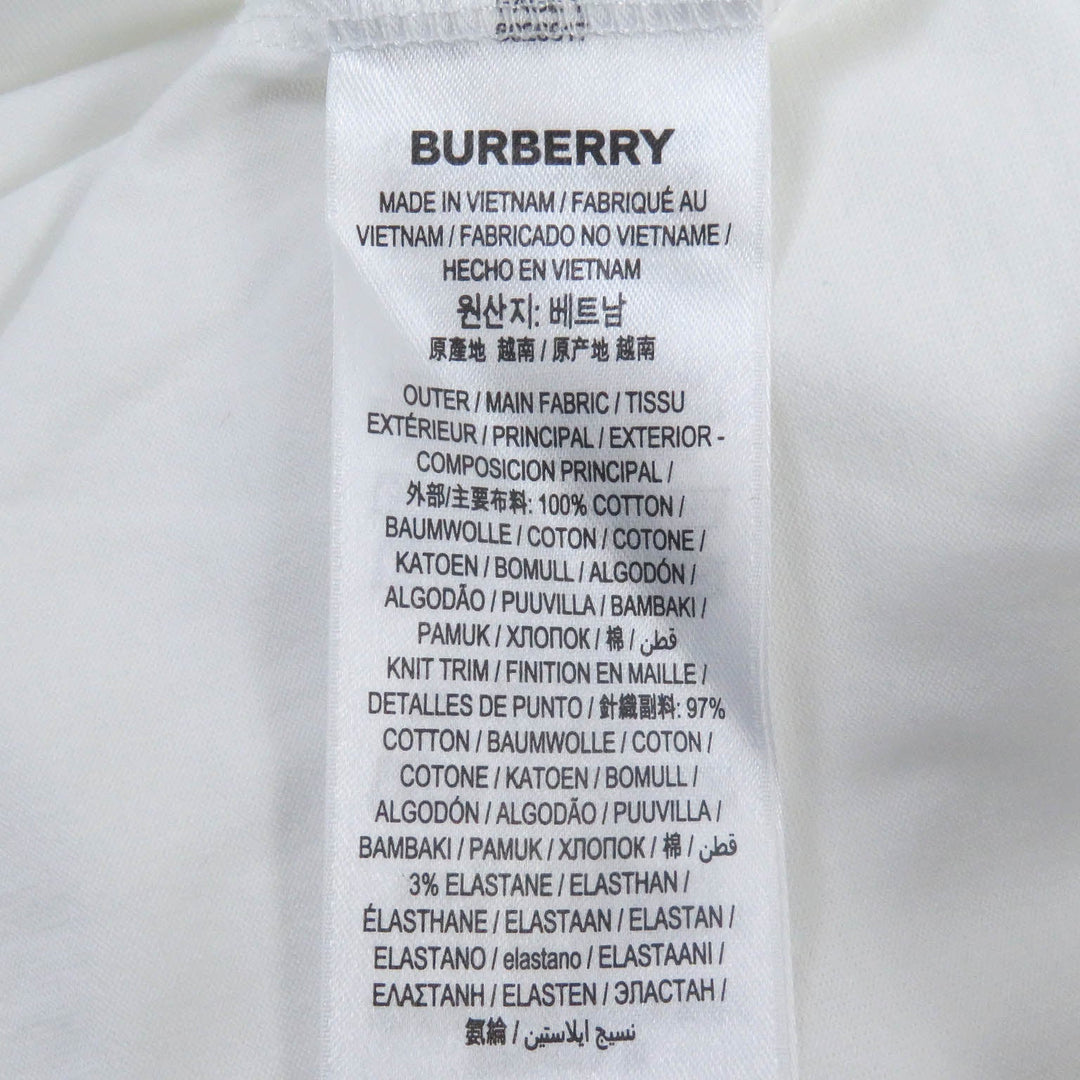 BURBERRY Short sleeve T-shirt 8026017 cotton white S