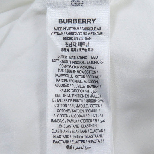 BURBERRY Short sleeve T-shirt 8026017 cotton white S