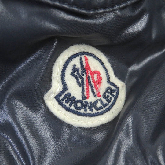 MONCLER Blouson Outer: 100% nylon, Main: 100% wool, Filling: 90% down, Filling: 10% feather Navy CARDIGAN TRICOT mens S Used Authentic
