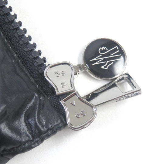 MONCLER Blouson Outer: 100% nylon, Main: 100% wool, Filling: 90% down, Filling: 10% feather Navy CARDIGAN TRICOT mens S Used Authentic