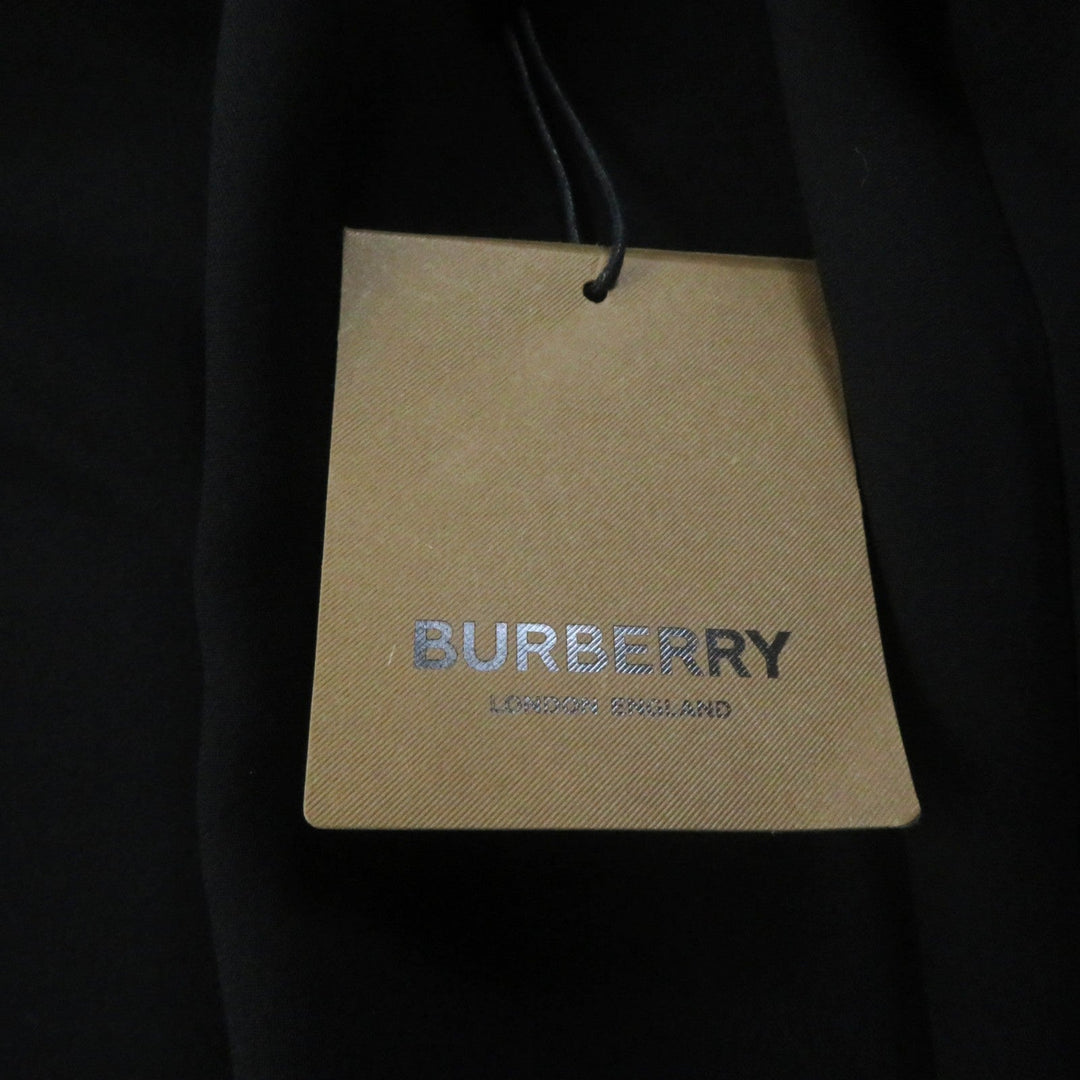 BURBERRY Long sleeve shirt 8044668 Main: 100% viscose black Women 38 Used Authentic
