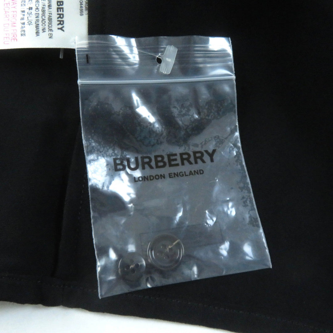 BURBERRY Long sleeve shirt 8044668 Main: 100% viscose black Women 38 Used Authentic