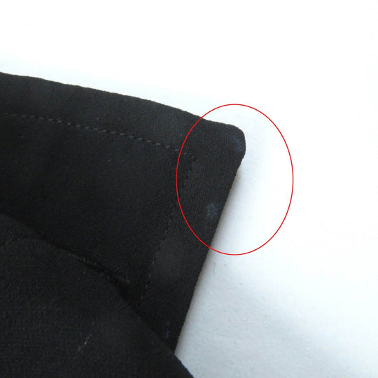 BURBERRY Long sleeve shirt 8044668 Main: 100% viscose black Women 38 Used Authentic