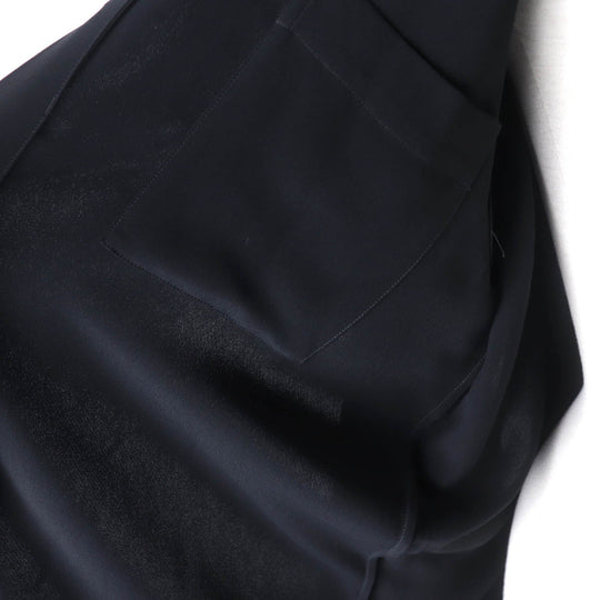 BURBERRY Long sleeve shirt 8044668 Main: 100% viscose black Women 38 Used Authentic