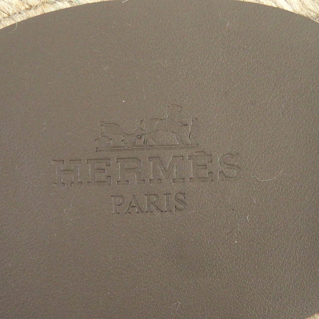 HERMES Sandals H231001ZH1J390 Main: Chevre Verois Etope Antigua mens 39 Used Authentic