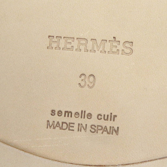 HERMES Sandals H231001ZH1J390 Main: Chevre Verois Etope Antigua mens 39 Used Authentic