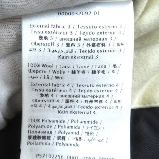 VALENTINO Down jacket UV0CNB206TC Outer: 100% polyester, Outer: 100% polyamide (nylon), Outer: 100% wool, Outer: 100% polyamide (nylon), Lining: 100% polyester Black Dark Navy White RE-SEW mens M Used Authentic