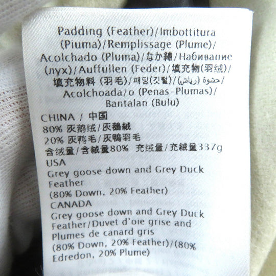 VALENTINO Down jacket UV0CNB206TC Outer: 100% polyester, Outer: 100% polyamide (nylon), Outer: 100% wool, Outer: 100% polyamide (nylon), Lining: 100% polyester Black Dark Navy White RE-SEW mens M Used Authentic