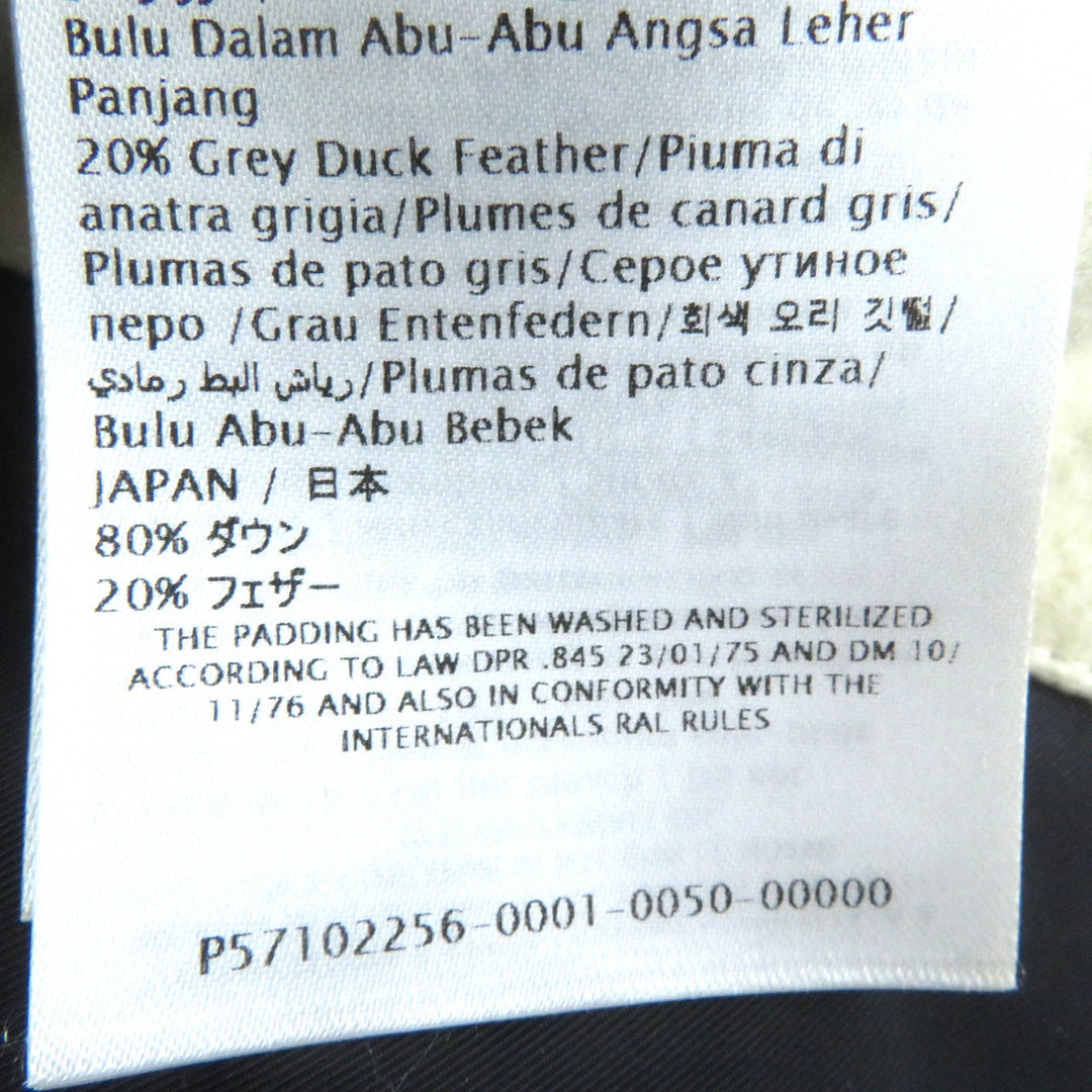 VALENTINO Down jacket UV0CNB206TC Outer: 100% polyester, Outer: 100% polyamide (nylon), Outer: 100% wool, Outer: 100% polyamide (nylon), Lining: 100% polyester Black Dark Navy White RE-SEW mens M Used Authentic