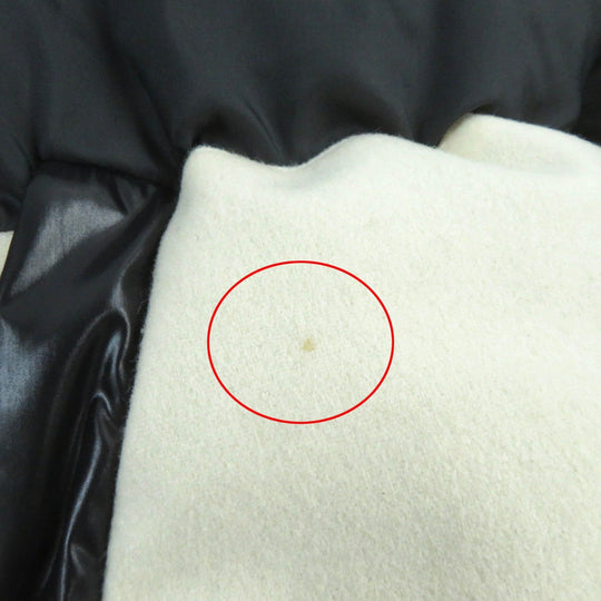 VALENTINO Down jacket UV0CNB206TC Outer: 100% polyester, Outer: 100% polyamide (nylon), Outer: 100% wool, Outer: 100% polyamide (nylon), Lining: 100% polyester Black Dark Navy White RE-SEW mens M Used Authentic