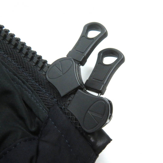 VALENTINO Down jacket UV0CNB206TC Outer: 100% polyester, Outer: 100% polyamide (nylon), Outer: 100% wool, Outer: 100% polyamide (nylon), Lining: 100% polyester Black Dark Navy White RE-SEW mens M Used Authentic