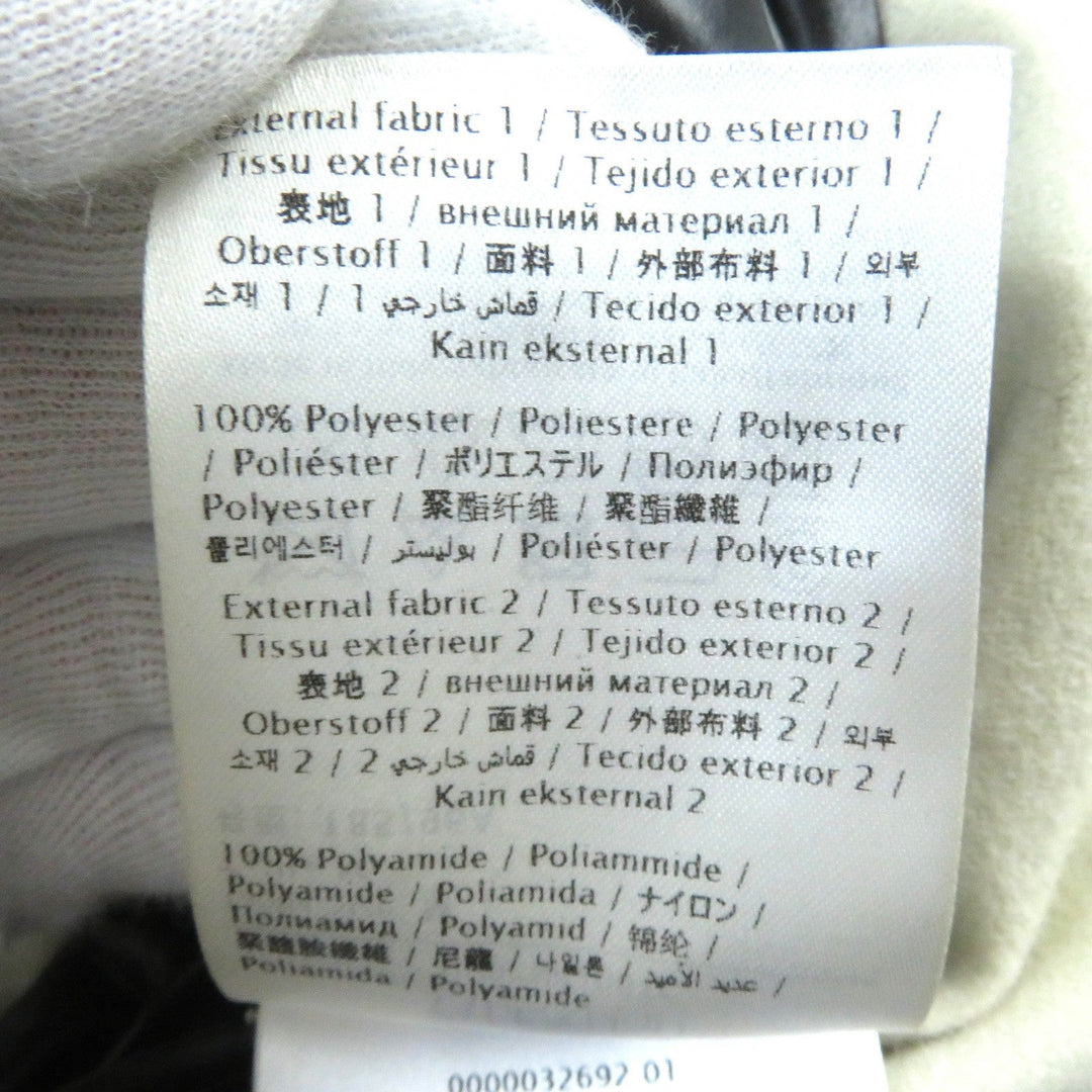 VALENTINO Down jacket UV0CNB206TC Outer: 100% polyester, Outer: 100% polyamide (nylon), Outer: 100% wool, Outer: 100% polyamide (nylon), Lining: 100% polyester Black Dark Navy White RE-SEW mens M Used Authentic