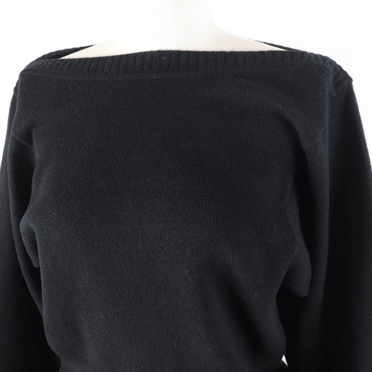 HERMES one piece cashmere black 36
