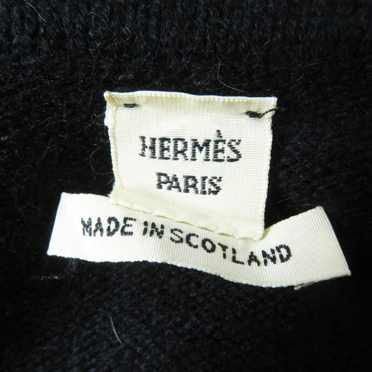 HERMES one piece cashmere black 36