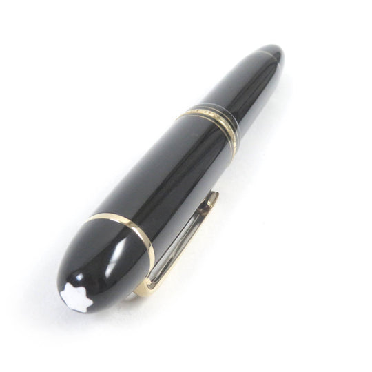 MONTBLANC fountain pen Pen point: K14 Black gold No.149 mens Used Authentic