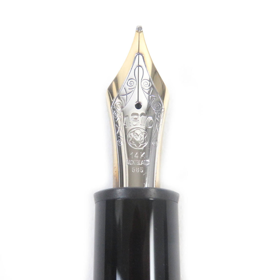 MONTBLANC fountain pen Pen point: K14 Black gold No.149 mens Used Authentic