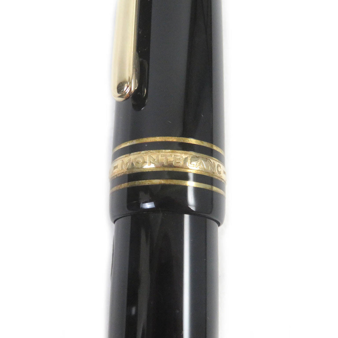 MONTBLANC fountain pen Pen point: K14 Black gold No.149 mens Used Authentic