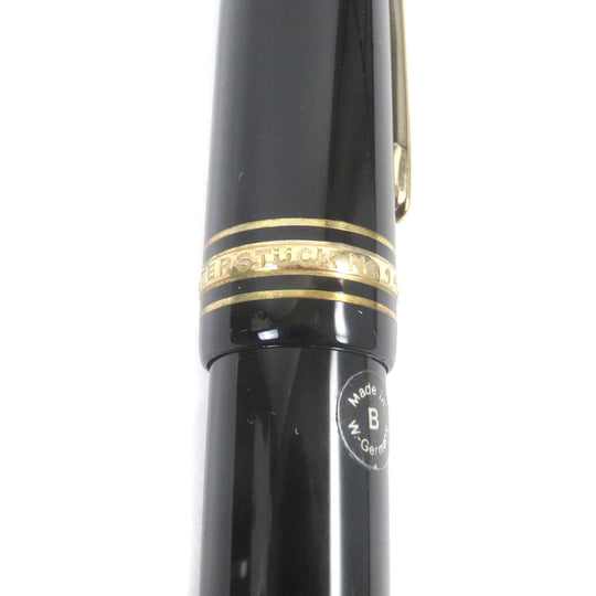 MONTBLANC fountain pen Pen point: K14 Black gold No.149 mens Used Authentic