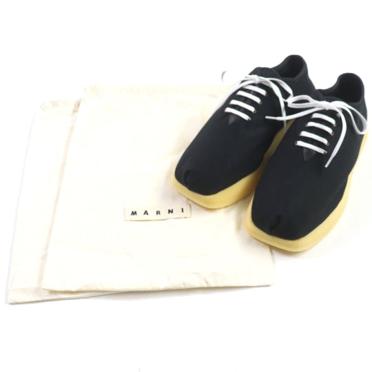 MARNI sneakers Main: Canvas black mens 40 Used Authentic