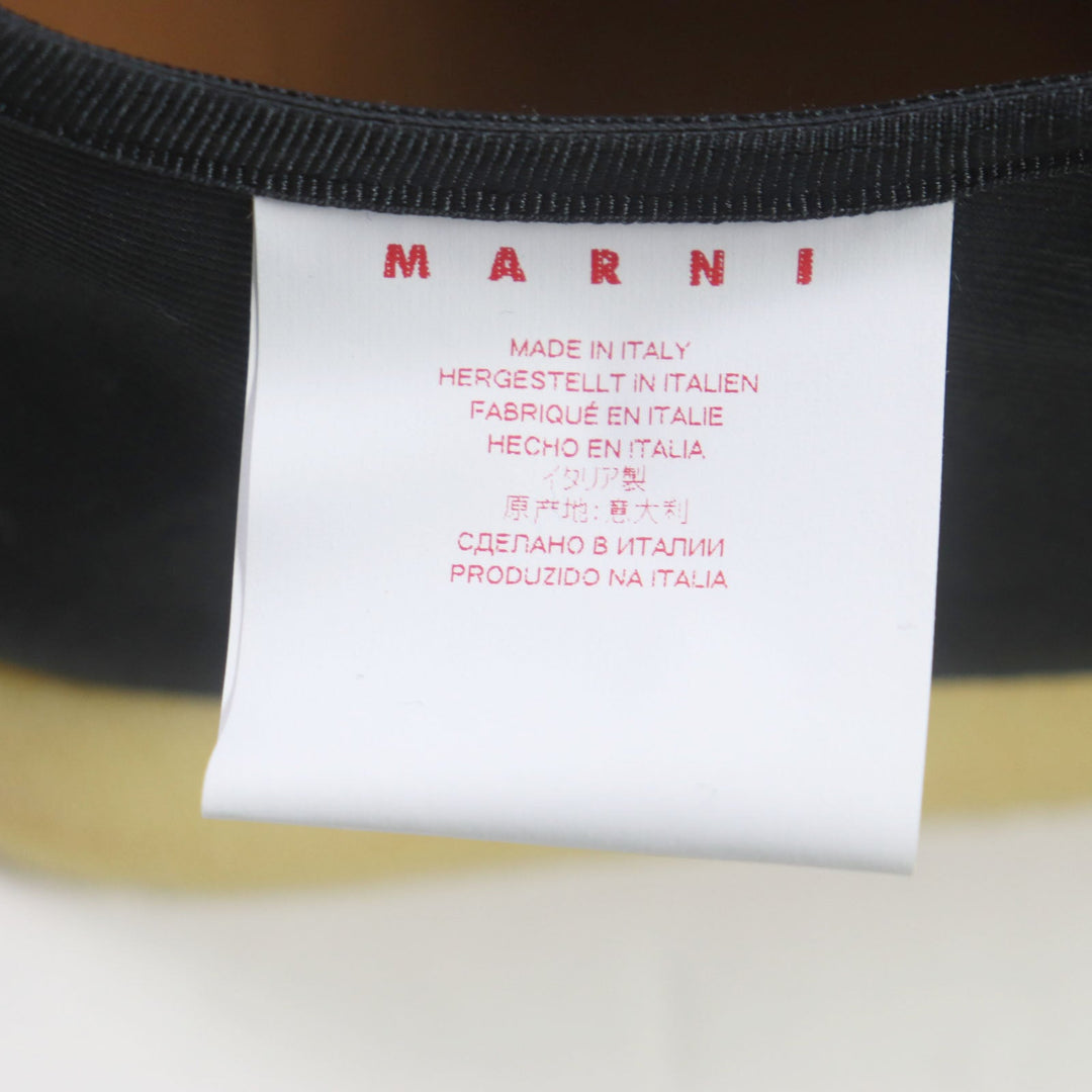 MARNI sneakers Main: Canvas black mens 40 Used Authentic