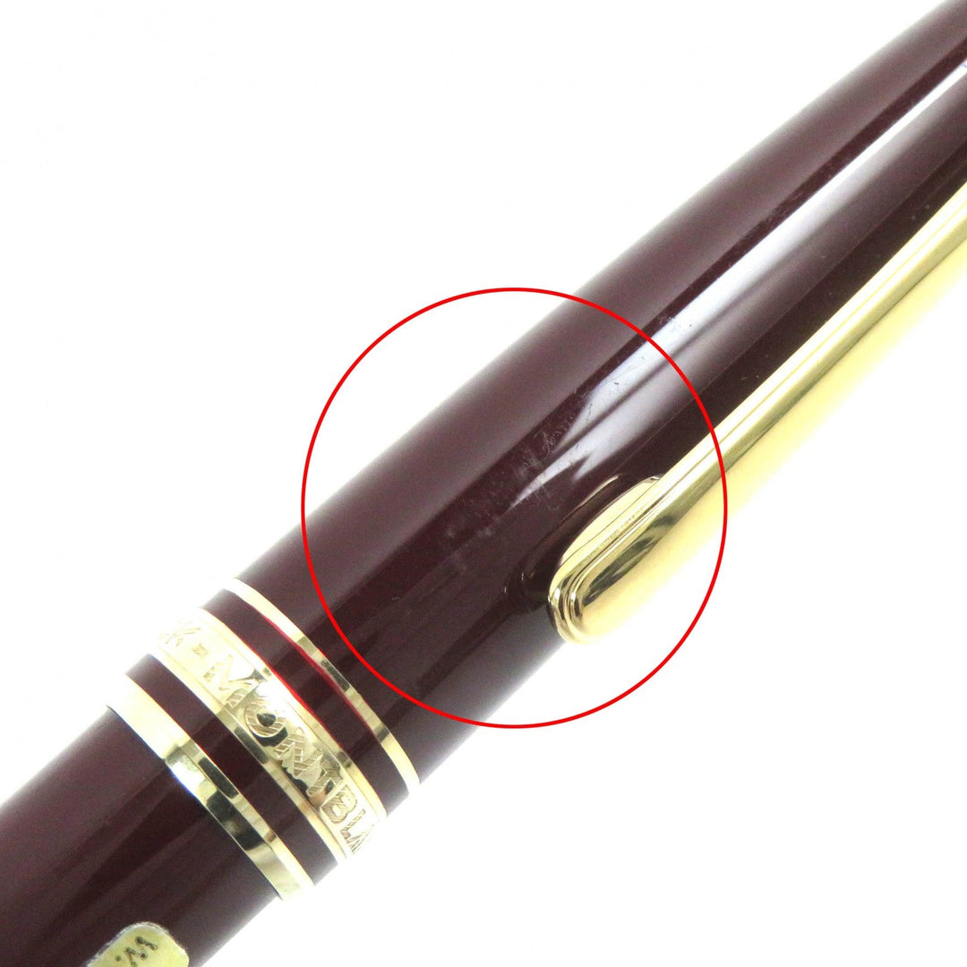 MONTBLANC fountain pen Pen point: K14 Bordeaux Gold Meisterstck Classic mens Used Authentic