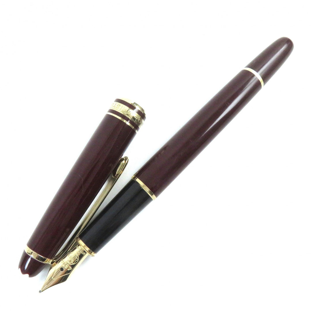 MONTBLANC fountain pen Pen point: K14 Bordeaux Gold Meisterstck Classic mens Used Authentic