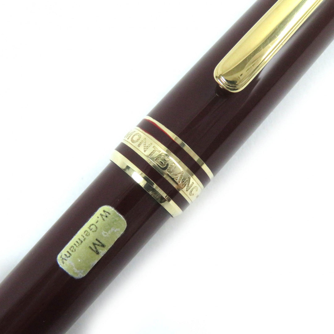 MONTBLANC fountain pen Pen point: K14 Bordeaux Gold Meisterstck Classic mens Used Authentic