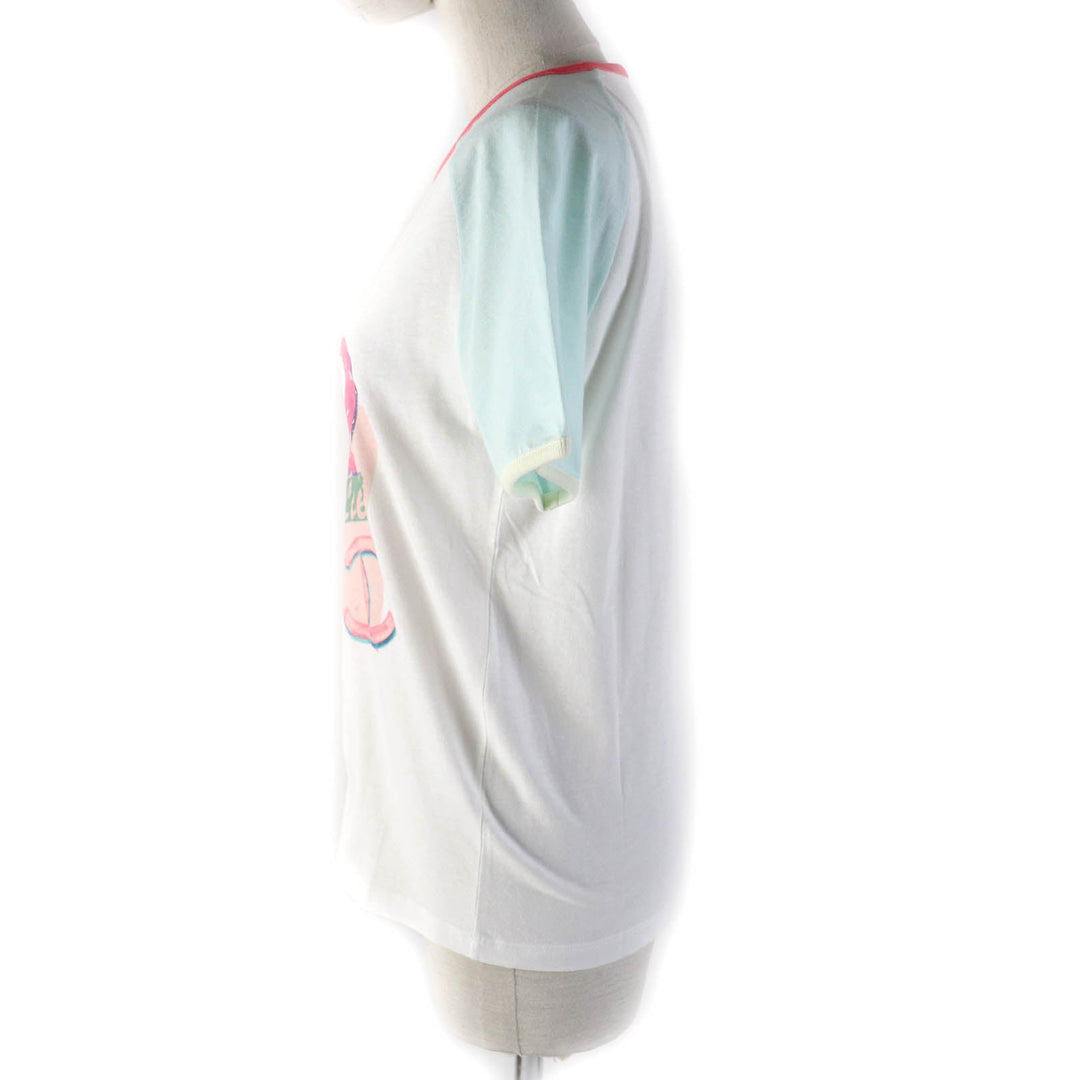 CHANEL Short sleeve T-shirt P55821 Main: 100% cotton Multi Women S Used Authentic