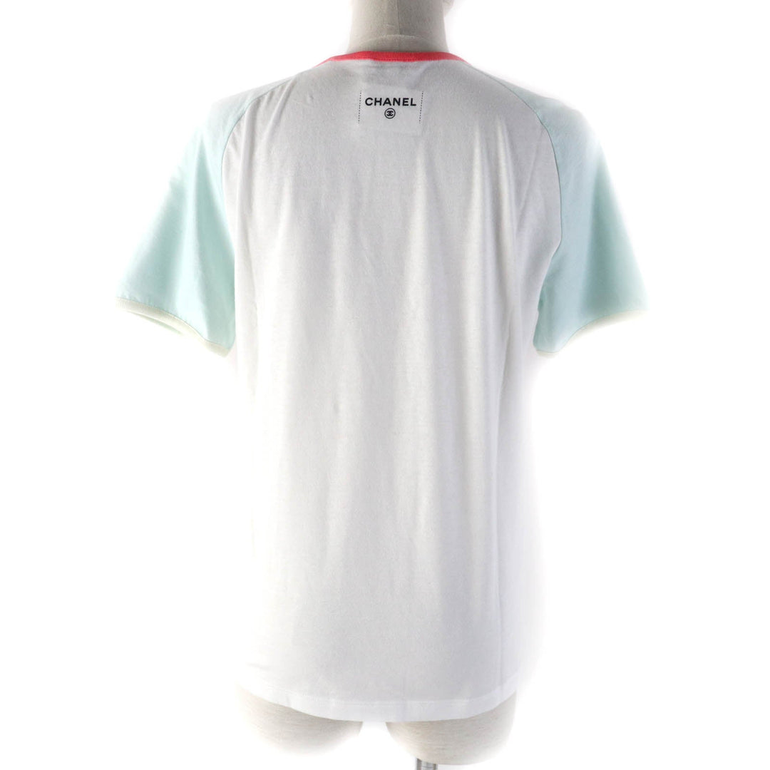 CHANEL Short sleeve T-shirt P55821 Main: 100% cotton Multi Women S Used Authentic