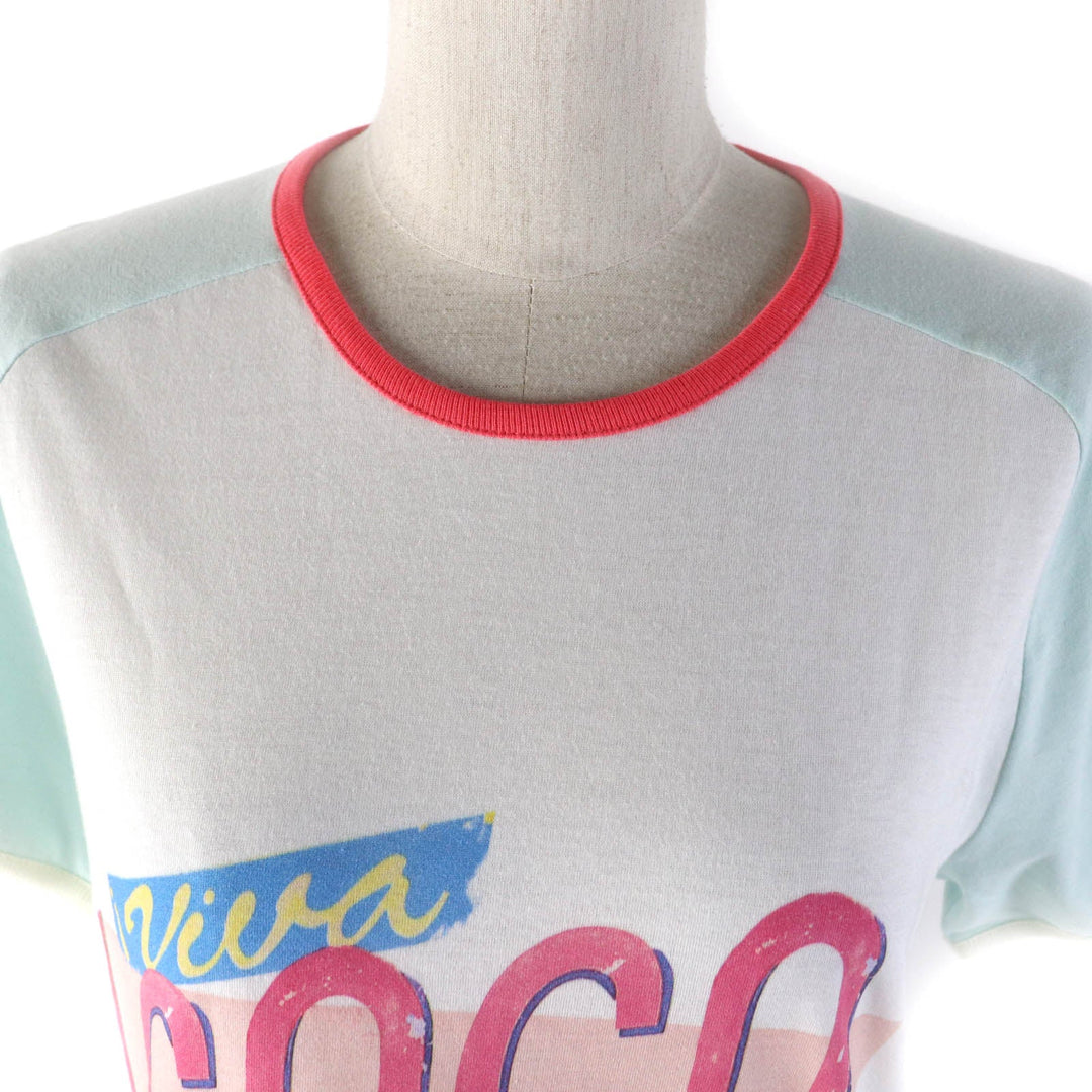 CHANEL Short sleeve T-shirt P55821 Main: 100% cotton Multi Women S Used Authentic