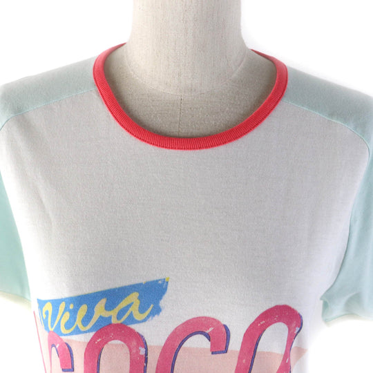 CHANEL Short sleeve T-shirt P55821 Main: 100% cotton Multi Women S Used Authentic