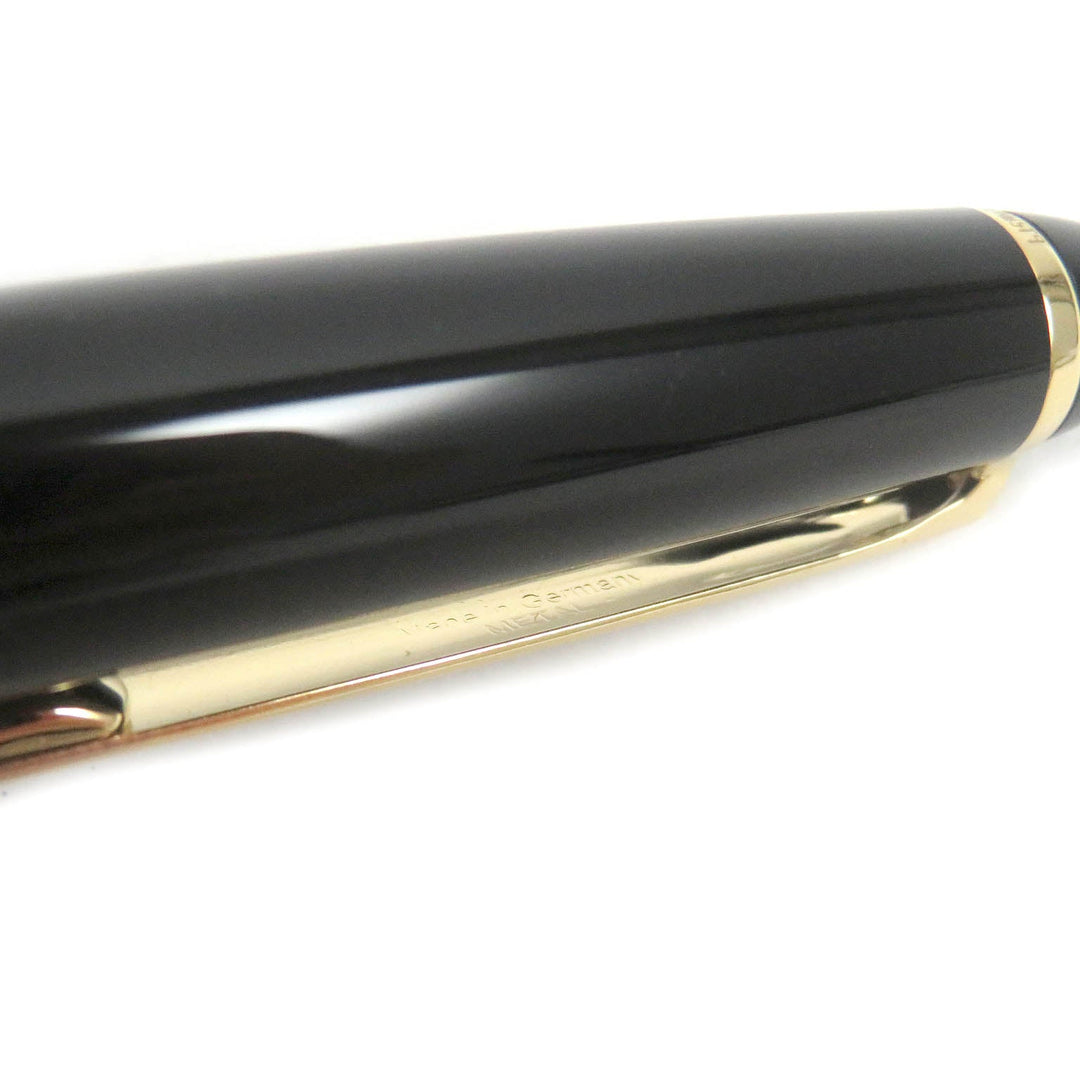 MONTBLANC Ballpoint pen Resin, Gold Plated black mens(Unisex) Used Authentic