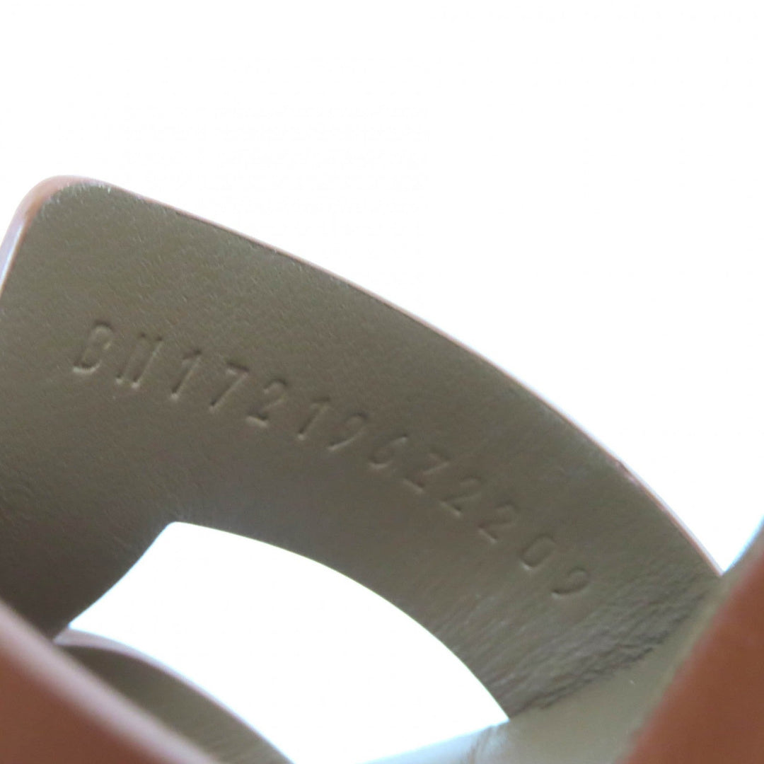 HERMES Sandals 172196Z Main: Leather Brown legend Women 37 Used Authentic