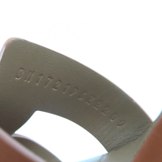 HERMES Sandals 172196Z Main: Leather Brown legend Women 37 Used Authentic