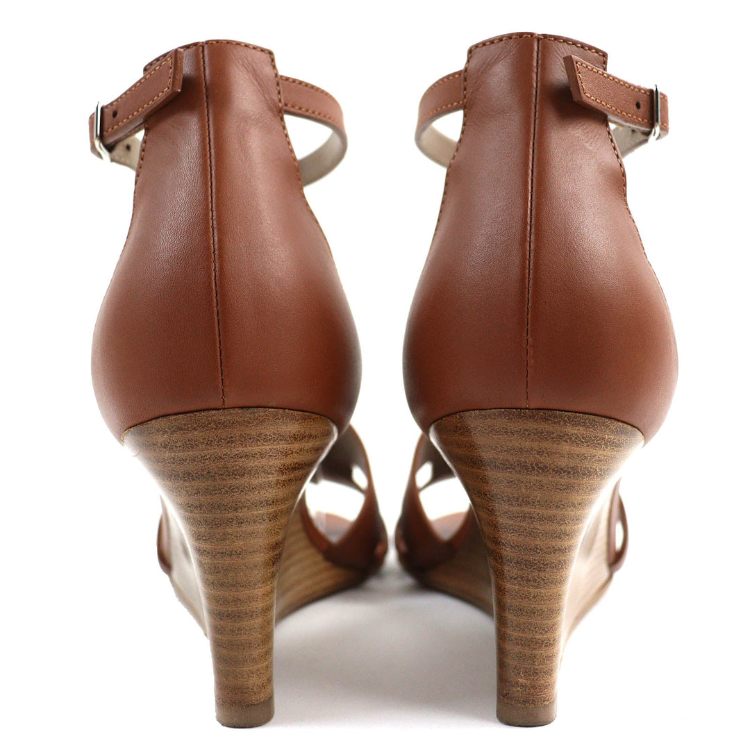 HERMES Sandals 172196Z Main: Leather Brown legend Women 37 Used Authentic