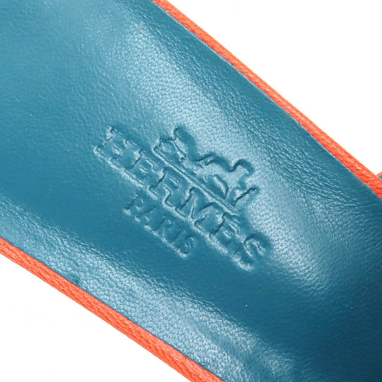 HERMES Sandals 211070Z Main: Leather Brown candy Women 36 Used Authentic