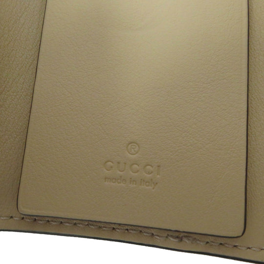 GUCCI Key case Key holder  795649 Main: Leather, Main: GG Supreme Canvas beige Double G Key case Key holder Women Used Authentic