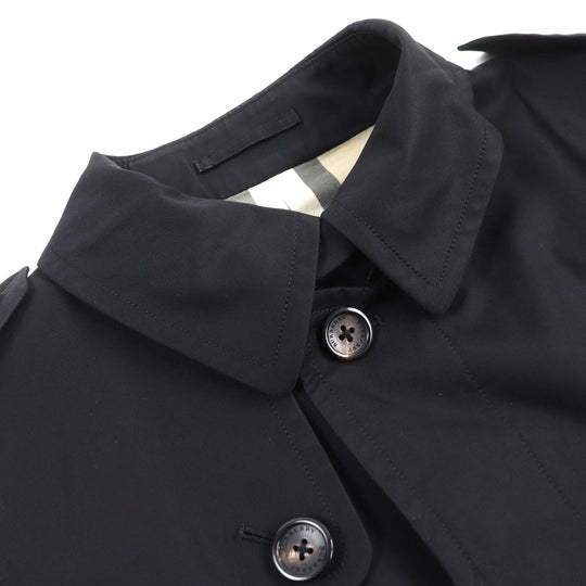 BURBERRY LONDON trench coat Main: 100% cotton, Lining: cotton, Sleeve lining: cupra, Sleeve lining: polyester, Part: cowhide black mens L Used Authentic