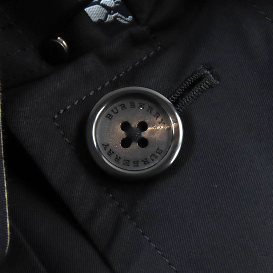 BURBERRY LONDON trench coat Main: 100% cotton, Lining: cotton, Sleeve lining: cupra, Sleeve lining: polyester, Part: cowhide black mens L Used Authentic