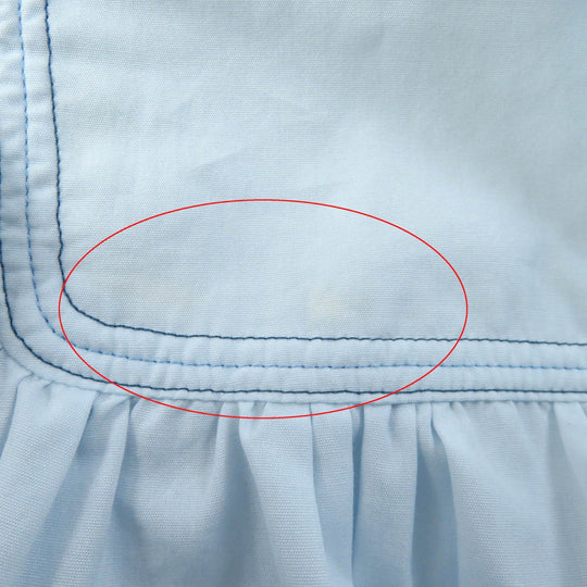 MARNI blouse CAMA0456A1 Main: 100% cotton Light blue MA GATHERS COTTON SHIRT MA Women 36 Used Authentic