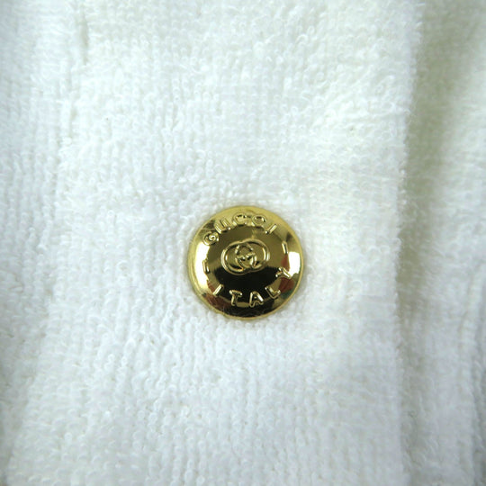 GUCCI Short sleeve polo shirt 599122 Main: 100% cotton, Part: 84% cotton, Part: 16% polyester, Part: 100% polyester white Women XS Used Authentic