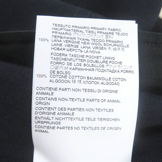 MARNI Short sleeve shirt CUMU0215A0 Main: 100% wool, Part: 100% cotton Navy mens 46 Used Authentic