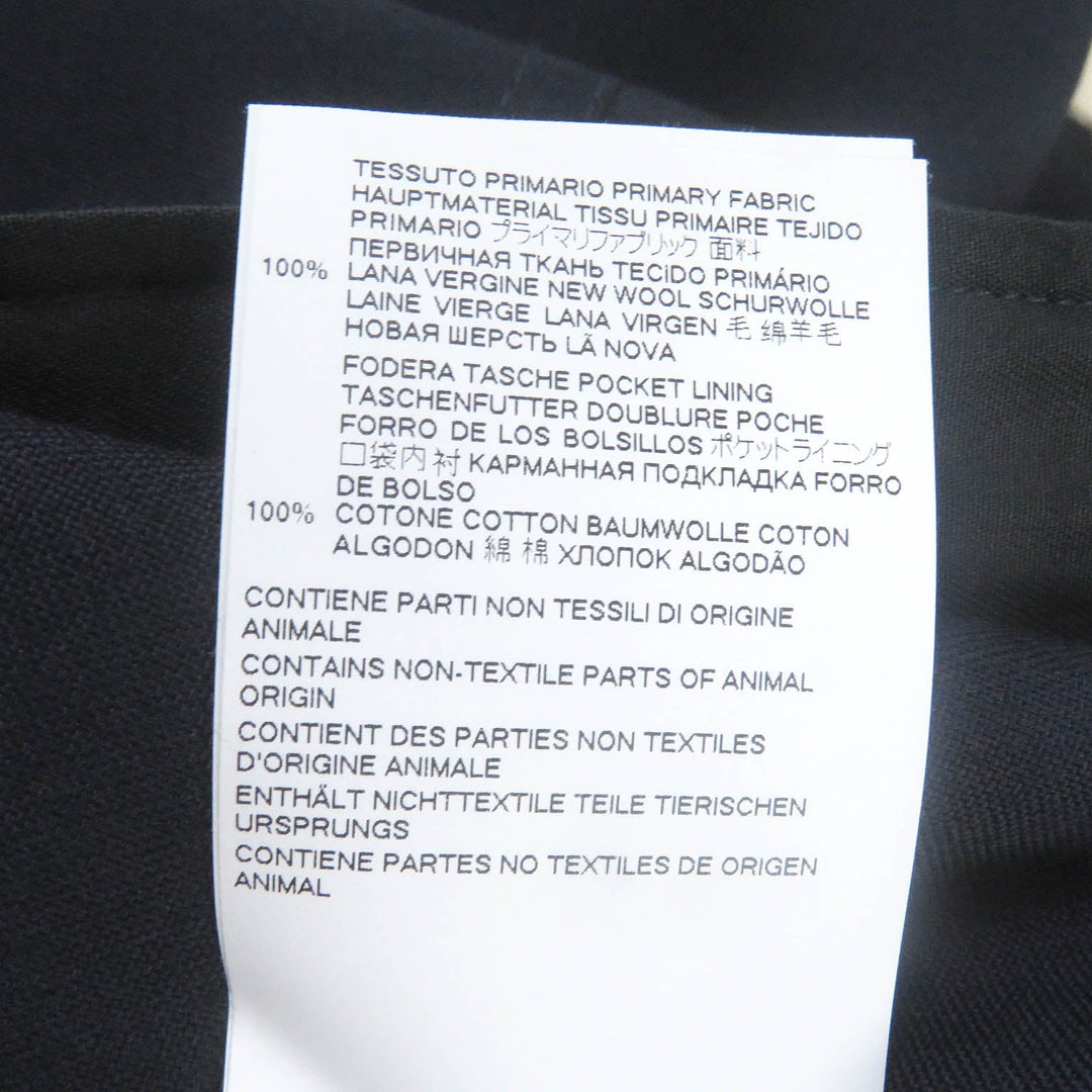 MARNI Short sleeve shirt CUMU0215A0 Main: 100% wool, Part: 100% cotton Navy mens 46 Used Authentic