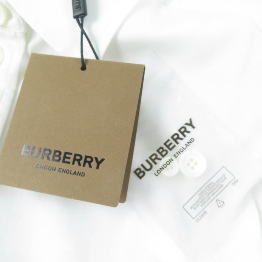 BURBERRY Long sleeve shirt Main: 100% cotton white Women 36 Used Authentic