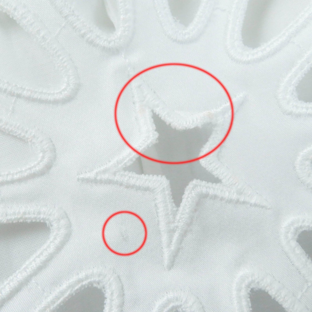 BURBERRY Long sleeve shirt Main: 100% cotton white Women 36 Used Authentic