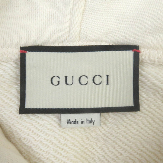 GUCCI Hoodie 475374 Main: 100% cotton Ivory mens XS Used Authentic