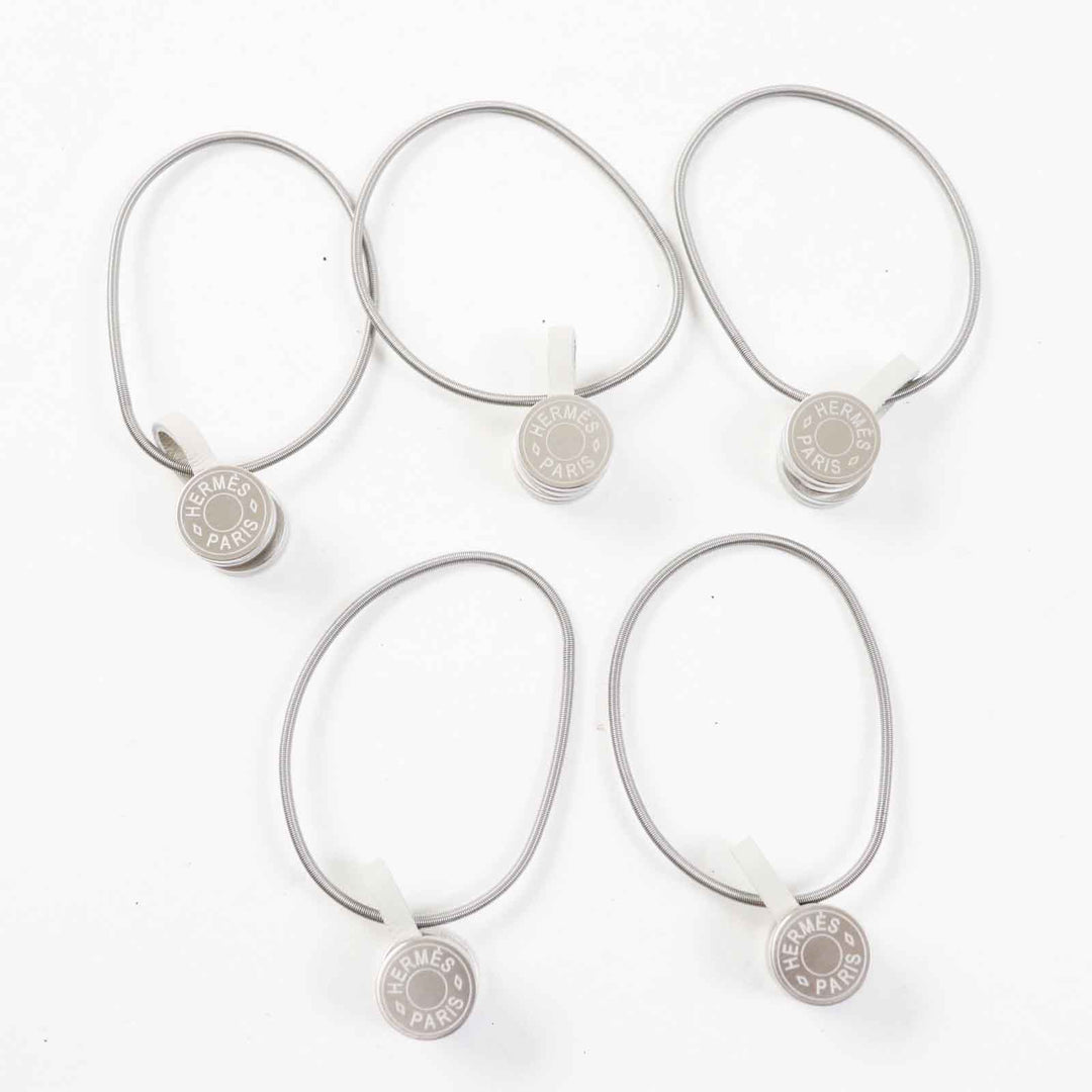 HERMES Other miscellaneous goods brass Silver Scarf Hanging Set Women Used Authentic