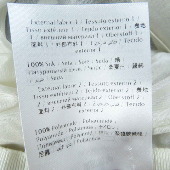 VALENTINO dress QB2VAIJ242E 100% silk, 100% nylon, lining: 100% silk Black White Women 36 Used Authentic