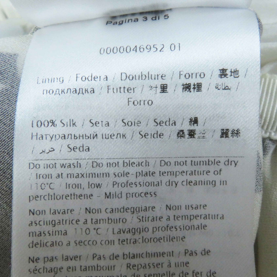 VALENTINO dress QB2VAIJ242E 100% silk, 100% nylon, lining: 100% silk Black White Women 36 Used Authentic